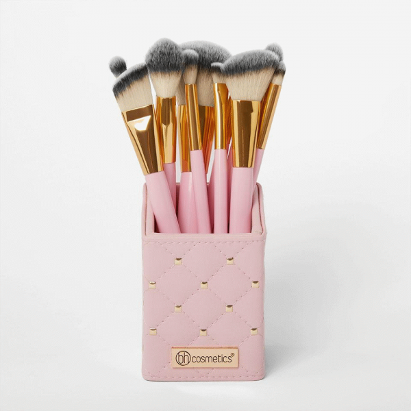 Makeup brush set BH Cosmetics Pink Studded Elegance 12 pcs.